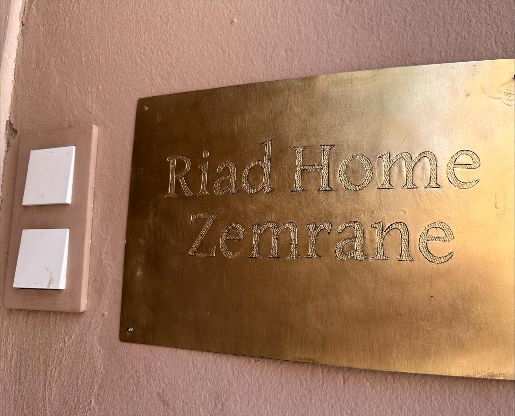 Riad Home Zemrane Marrákes Kültér fotó